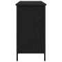 Cabinet para TV Roble Negro 101x35x65 cm Madera Elaborada y Acero von , TV-Möbel - Ref: Foro24-862927, Preis: 98,57 €, Rabatt: %