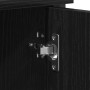 Cabinet para TV Roble Negro 101x35x65 cm Madera Elaborada y Acero von , TV-Möbel - Ref: Foro24-862927, Preis: 98,57 €, Rabatt: %