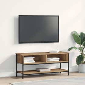 Cabinet de TV Artisan Roble 100x35x45 cm Madera engineered y Acero von , TV-Möbel - Ref: Foro24-862929, Preis: 61,63 €, Rabat...
