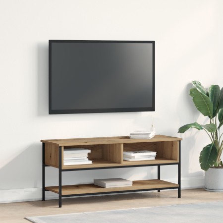 Cabinet de TV Artisan Roble 100x35x45 cm Madera engineered y Acero von , TV-Möbel - Ref: Foro24-862929, Preis: 61,63 €, Rabat...