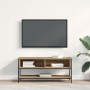 Cabinet de TV Artisan Roble 100x35x45 cm Madera engineered y Acero von , TV-Möbel - Ref: Foro24-862929, Preis: 61,63 €, Rabat...