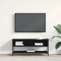 Mueble para TV Negro Roble 100x35x45 cm Madera elaborada y Acero von , TV-Möbel - Ref: Foro24-862930, Preis: 64,83 €, Rabatt:...