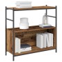 Estantería de Roble Ahumado 80x30x78,5 cm de Madera Ingeniería von , Bücherregale und Regale - Ref: Foro24-862931, Preis: 59,...
