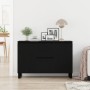 Mueble de almacenamiento Negro Roble 104x35x70 cm Madera Ingeniería de , Aparadores - Ref: Foro24-862935, Precio: 126,41 €, D...