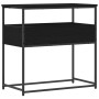 Mesa Consola Negro Roble 75x40x75 cm Madera Ingenierizada y Acero de , Mesas auxiliares - Ref: Foro24-862938, Precio: 81,74 €...