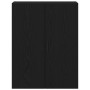 Armario de Pared Negro Roble 69,5x34x90 cm Madera Elaborada de , Aparadores - Ref: Foro24-862939, Precio: 90,06 €, Descuento: %