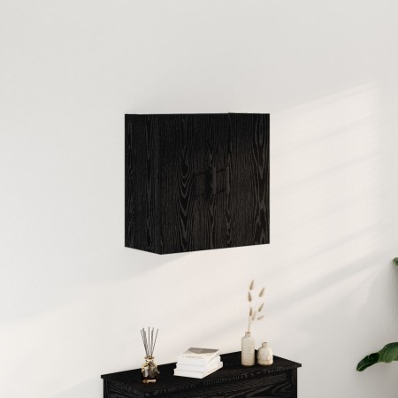 Armario de Pared Negro Roble 60x31x60 cm Madera Elaborada von , Schließfächer und Lagerschränke - Ref: Foro24-862945, Preis: ...