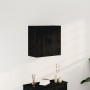 Armario de pared roble negro 60x31x60 cm madera elaborada von , Schließfächer und Lagerschränke - Ref: Foro24-862946, Preis: ...