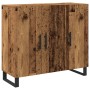 Sideboard con 3 puertas de madera vieja 90x34x80 cm de madera compuesta de , Aparadores - Ref: Foro24-862953, Precio: 116,66 ...