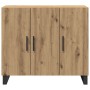 Sideboard con 3 puertas de roble artesano 90x34x80 cm de madera elaborada de , Aparadores - Ref: Foro24-862954, Precio: 116,6...