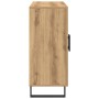 Sideboard con 3 puertas de roble artesano 90x34x80 cm de madera elaborada de , Aparadores - Ref: Foro24-862954, Precio: 116,6...