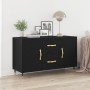 Aparador Negro de Roble 100x36x60 cm de Madera Elaborada de , Aparadores - Ref: Foro24-862956, Precio: 122,54 €, Descuento: %