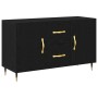 Aparador Negro de Roble 100x36x60 cm de Madera Elaborada de , Aparadores - Ref: Foro24-862956, Precio: 122,54 €, Descuento: %