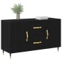 Aparador Negro de Roble 100x36x60 cm de Madera Elaborada de , Aparadores - Ref: Foro24-862956, Precio: 122,54 €, Descuento: %