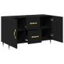 Aparador Negro de Roble 100x36x60 cm de Madera Elaborada de , Aparadores - Ref: Foro24-862956, Precio: 122,54 €, Descuento: %