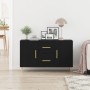 Consola Negra de Roble 100x36x60 cm en Madera Ingeniería de , Aparadores - Ref: Foro24-862957, Precio: 122,46 €, Descuento: %