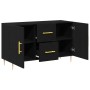 Consola Negra de Roble 100x36x60 cm en Madera Ingeniería de , Aparadores - Ref: Foro24-862957, Precio: 122,46 €, Descuento: %