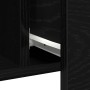 Consola Negra de Roble 100x36x60 cm en Madera Ingeniería de , Aparadores - Ref: Foro24-862957, Precio: 122,46 €, Descuento: %