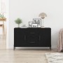 Aparador Negro de Roble 100x36x60 cm Madera de Ingeniería de , Aparadores - Ref: Foro24-862958, Precio: 137,54 €, Descuento: %