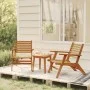 3-piece solid acacia wood bistro set by vidaXL, Garden sets - Ref: Foro24-316253, Price: 250,35 €, Discount: %