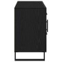 Aparador Negro de Roble 100x36x60 cm Madera Engineered de , Aparadores - Ref: Foro24-862960, Precio: 117,27 €, Descuento: %
