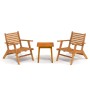 Bistro-Set 3 Stück massivem Akazienholz von vidaXL, Gartensets - Ref: Foro24-316253, Preis: 255,47 €, Rabatt: %