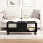 Mesa de café Negro Roble 90x50x36,5 cm Madera engineered by , Coffee table - Ref: Foro24-862964, Price: 88,55 €, Discount: %