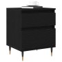 Cabinete de Noche Negro Roble 40x35x50 cm Madera Elaborada de , Mesitas de noche - Ref: Foro24-862965, Precio: 61,35 €, Descu...
