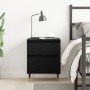 Cabinete de Noche Negro Roble 40x35x50 cm Madera Elaborada de , Mesitas de noche - Ref: Foro24-862965, Precio: 61,35 €, Descu...