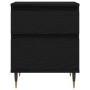 Cabinete de Noche Negro Roble 40x35x50 cm Madera Elaborada de , Mesitas de noche - Ref: Foro24-862965, Precio: 61,35 €, Descu...