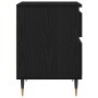 Cabinete de Noche Negro Roble 40x35x50 cm Madera Elaborada de , Mesitas de noche - Ref: Foro24-862965, Precio: 61,35 €, Descu...