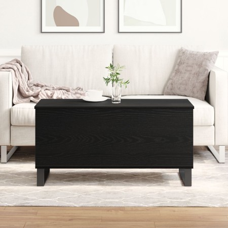 Mesa de Café Roble Negro 90x44.5x45 cm Madera Elaborada von , Couchtisch - Ref: Foro24-862968, Preis: 90,34 €, Rabatt: %