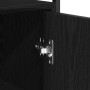Gabinete de pared Negro Roble 69,5x34x90 cm Madera de ingeniería de , Aparadores - Ref: Foro24-862971, Precio: 87,28 €, Descu...