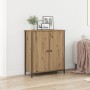 Aparador de Roble Artesanal 70x30x80 cm de Madera Ingenierizada y Acero de , Aparadores - Ref: Foro24-862974, Precio: 74,57 €...