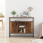 Consola de Madera Vieja 100x35x80 cm Madera Compuesta y Acero de , Aparadores - Ref: Foro24-862976, Precio: 108,09 €, Descuen...