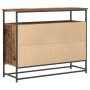 Consola de Madera Vieja 100x35x80 cm Madera Compuesta y Acero de , Aparadores - Ref: Foro24-862976, Precio: 108,09 €, Descuen...