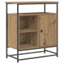 Aparador Artisan Roble 69x35x80 cm Madera y Acero de , Aparadores - Ref: Foro24-862980, Precio: 81,52 €, Descuento: %