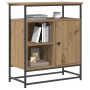 Aparador Artisan Roble 69x35x80 cm Madera y Acero de , Aparadores - Ref: Foro24-862980, Precio: 81,52 €, Descuento: %