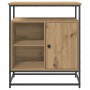 Aparador Artisan Roble 69x35x80 cm Madera y Acero de , Aparadores - Ref: Foro24-862980, Precio: 81,52 €, Descuento: %