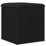 Banco de almacenamiento Negro Roble 40x40x45 cm Madera Compensada von , Bänke für Hallen und Lager - Ref: Foro24-862982, Prei...