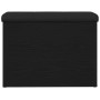 Banco de almacenamiento Negro Roble 60x40x45 cm Madera elaborada von , Bänke für Hallen und Lager - Ref: Foro24-862983, Preis...