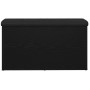 Banco de almacenamiento Negro Roble 80x40x45 cm Madera de Ingeniería von , Bänke für Hallen und Lager - Ref: Foro24-862984, P...