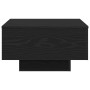 Mesa de café negra de roble 55x55x31 cm, hecha de madera von , Couchtisch - Ref: Foro24-862993, Preis: 56,04 €, Rabatt: %
