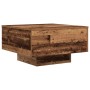 Mesa de Café con Luces LED Madera Vieja 55x55x31 cm de , Mesas de centro - Ref: Foro24-862994, Precio: 66,32 €, Descuento: %