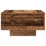 Mesa de Café con Luces LED Madera Vieja 55x55x31 cm de , Mesas de centro - Ref: Foro24-862994, Precio: 66,32 €, Descuento: %