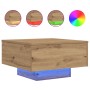Mesa de café con luces LED Roble Artesano 55x55x31 cm von , Couchtisch - Ref: Foro24-862995, Preis: 65,39 €, Rabatt: -5%%