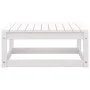 Garden stools with white cushions 2 pcs solid pine wood by vidaXL, Modular outdoor sofas - Ref: Foro24-805741, Price: 81,74 €...