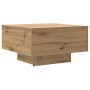 Mesa de café con luces LED Roble Artesano 55x55x31 cm von , Couchtisch - Ref: Foro24-862995, Preis: 65,39 €, Rabatt: -5%%