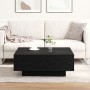 Mesa de Café Negra de Roble 80x80x31 cm de Madera Ingenierizada von , Couchtisch - Ref: Foro24-862999, Preis: 83,09 €, Rabatt: %