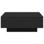 Mesa de Café Negra de Roble 80x80x31 cm de Madera Ingenierizada von , Couchtisch - Ref: Foro24-862999, Preis: 83,09 €, Rabatt: %